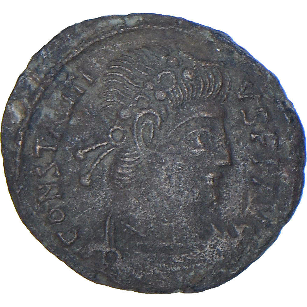 Moeda, Constantius II, Follis, 347-348, Siscia, EF(40-45), Bronze, RIC:184