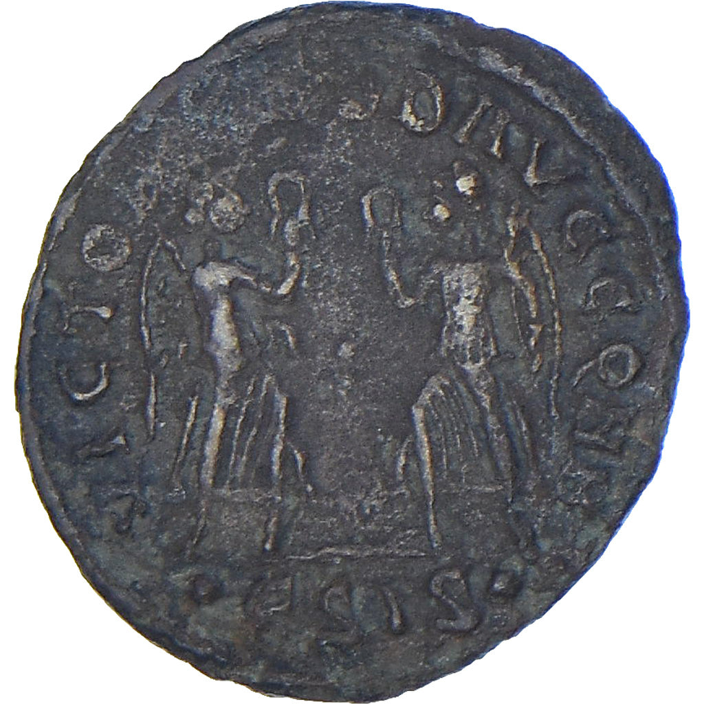 Moeda, Constantius II, Follis, 347-348, Siscia, EF(40-45), Bronze, RIC:184