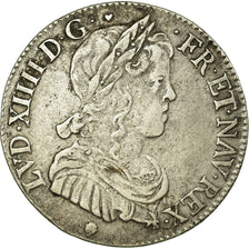 Coin, France, Louis XIV, 1/4 Écu à la mèche longue, 1/4 Ecu, 1649, Toulouse
