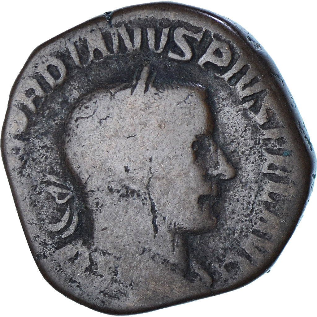 Coin, Gordian III, Sestertius, 238-244, Rome, F(12-15), Bronze