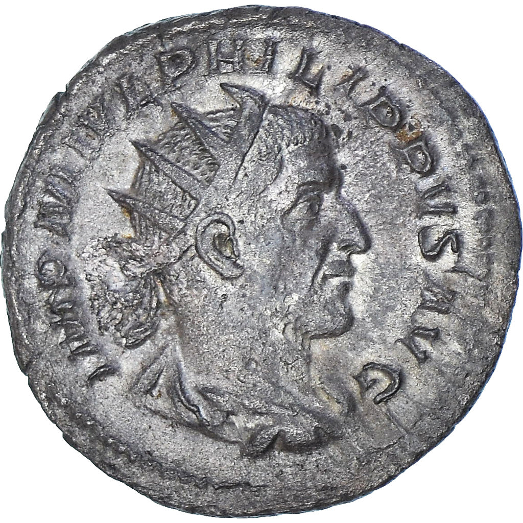 Moeda, Philip I, Antoninianus, 244-247, Rome, AU(55-58), Lingote, RIC:47