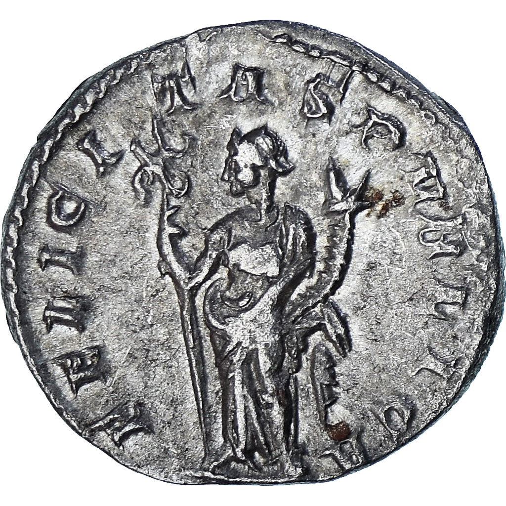Coin, Trebonianus Gallus, Antoninianus, 251-253, Rome, EF(40-45), Billon, RIC:33