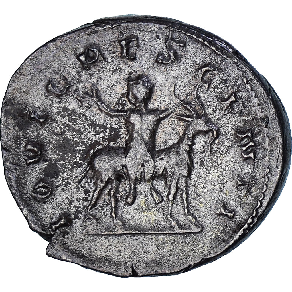 Moeda, Valerian II, Antoninianus, 255, Lugdunum, EF(40-45), Lingote, RIC:3
