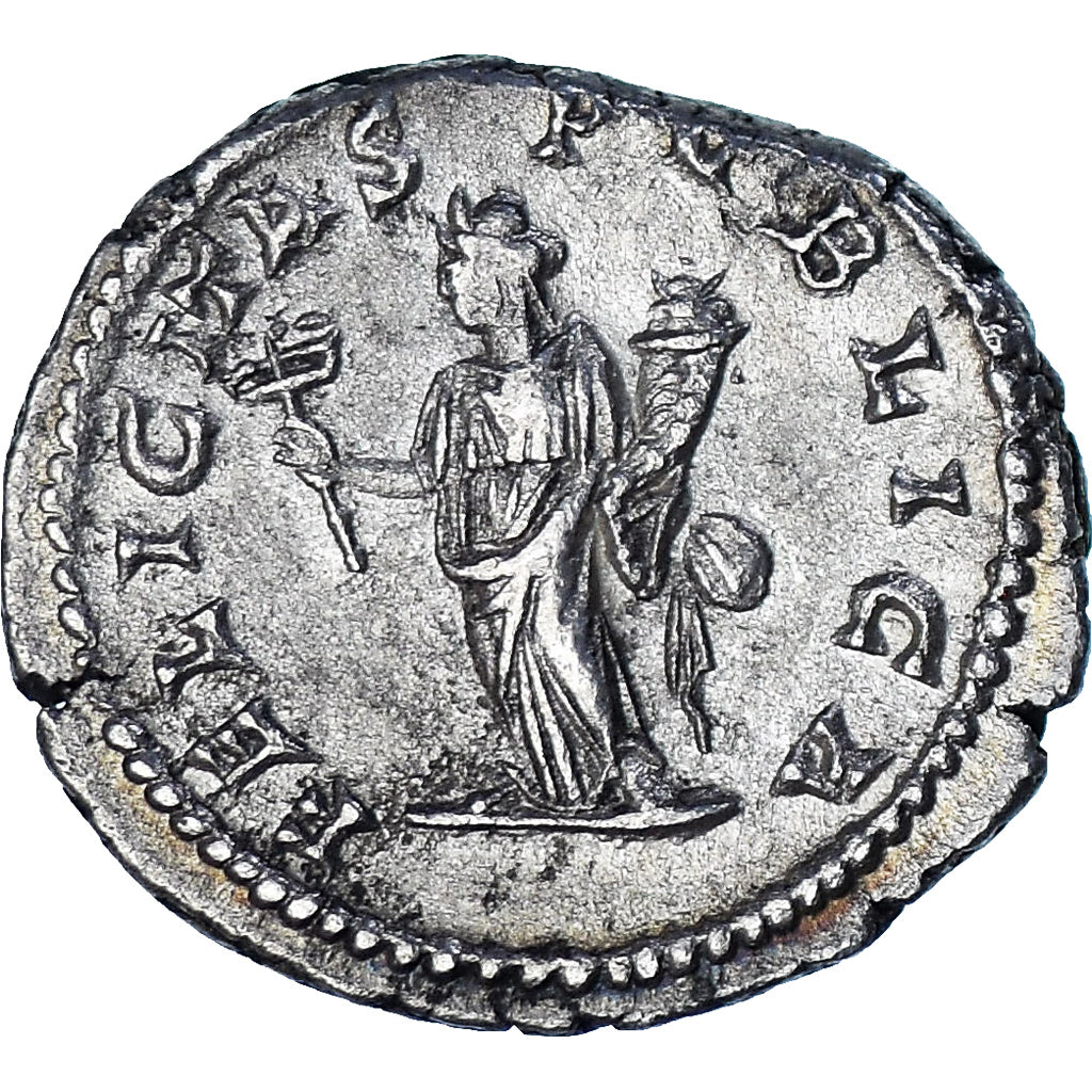 Moeda, Geta, Denarius, 200-202, Rome, AU(50-53), Prata, RIC:9a