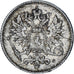 Moneda, Finlandia, Nicholas II, 25 Penniä, 1917, Helsinki, EBC, Plata, KM:6.2