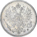 Monnaie, Finlande, Nicholas II, 25 Penniä, 1917, Helsinki, SUP, Argent, KM:6.2