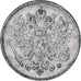 Moneda, Finlandia, Nicholas II, 25 Penniä, 1917, Helsinki, EBC, Plata, KM:6.2