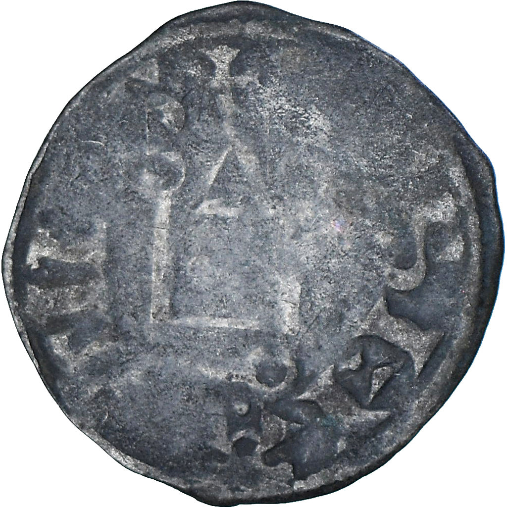 Coin, France, Philip II, Denier, 1180-1223, Saint-Martin de Tours, VF(20-25)