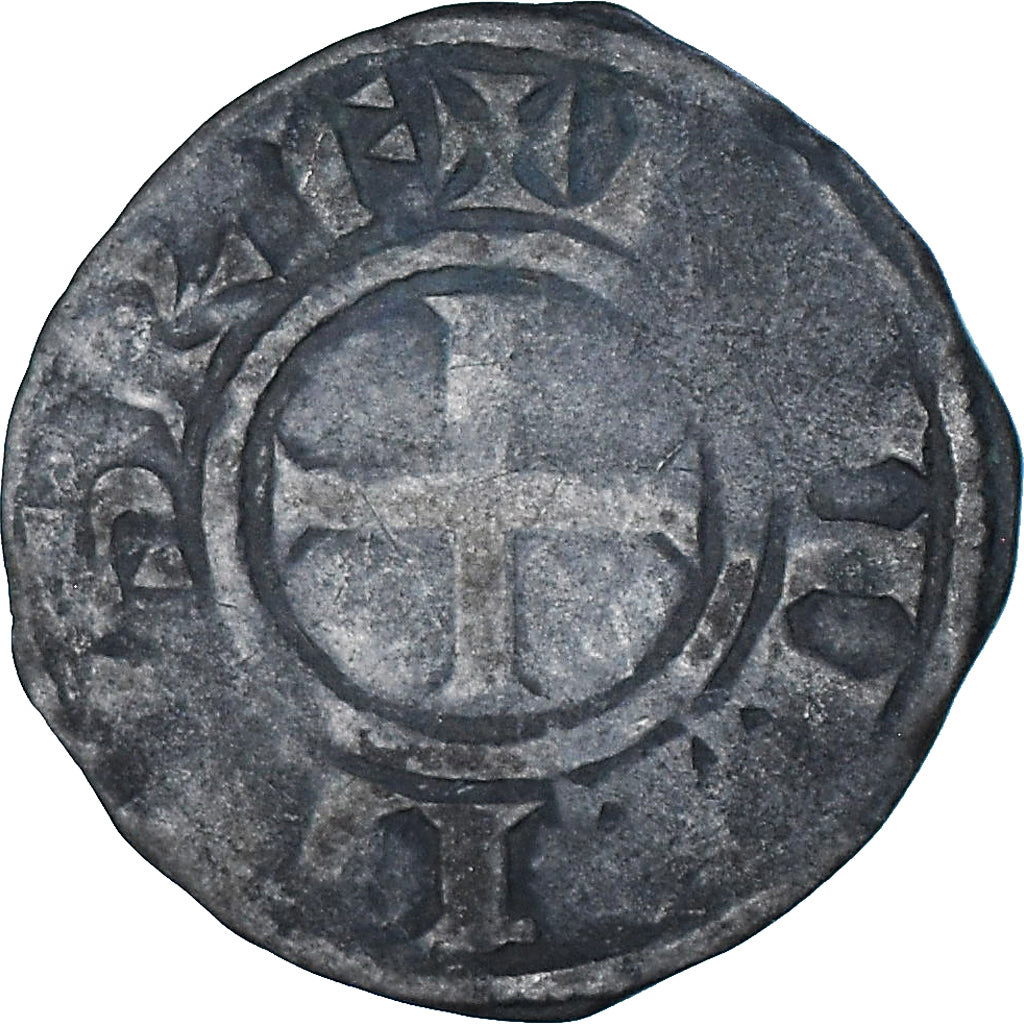 Coin, France, Philip II, Denier, 1180-1223, Saint-Martin de Tours, VF(20-25)