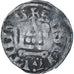 Moneda, Francia, Philip II, Denier, 1180-1223, Saint-Martin de Tours, BC+