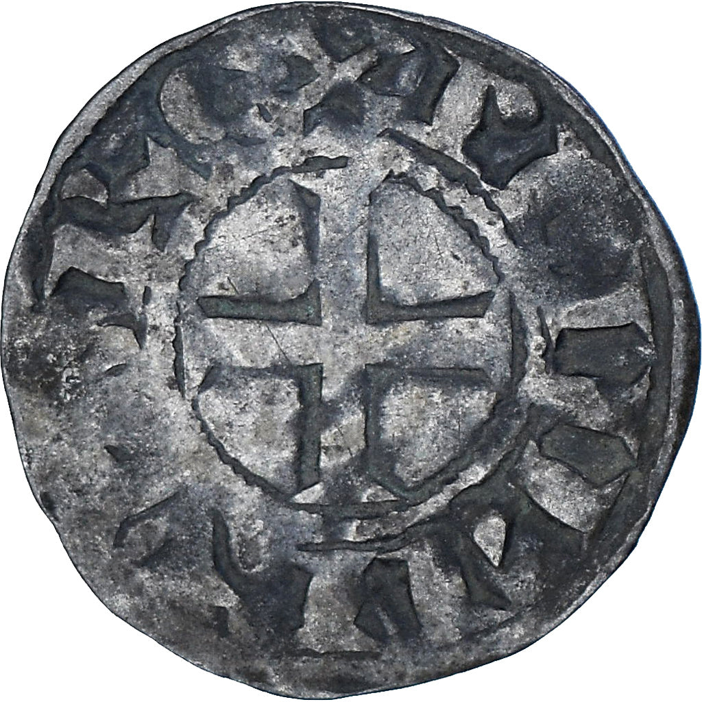 Coin, France, Philip II, Denier, 1180-1223, Saint-Martin de Tours, VF(30-35)