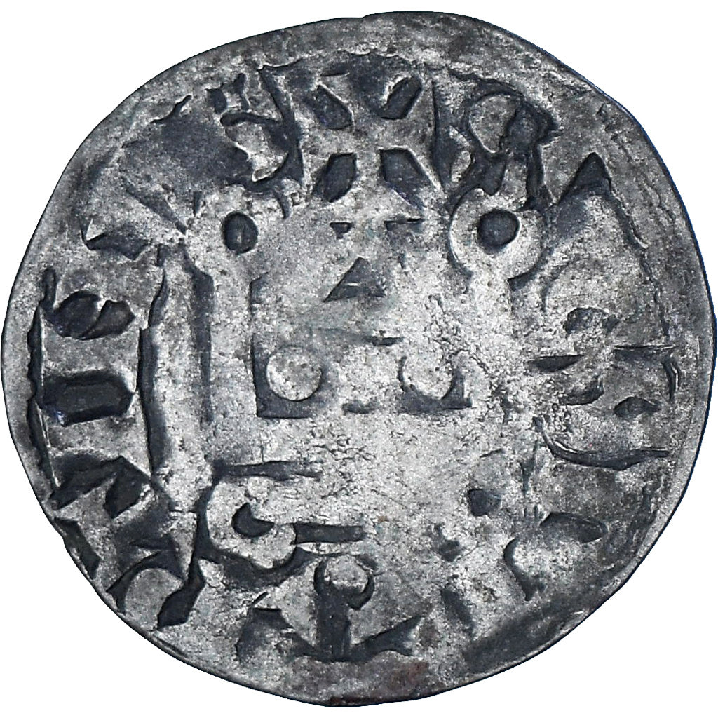 Coin, France, Philip II, Denier, 1180-1223, Saint-Martin de Tours, EF(40-45)