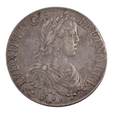 Francia, Louis XIV, Écu de Béarn à la mèche longue, Ecu, 1653, Pau, BB, A...