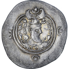 Moneda, Sasanian Kings, Khusrau II, Drachm, 590-628, Darabgird, MBC, Plata