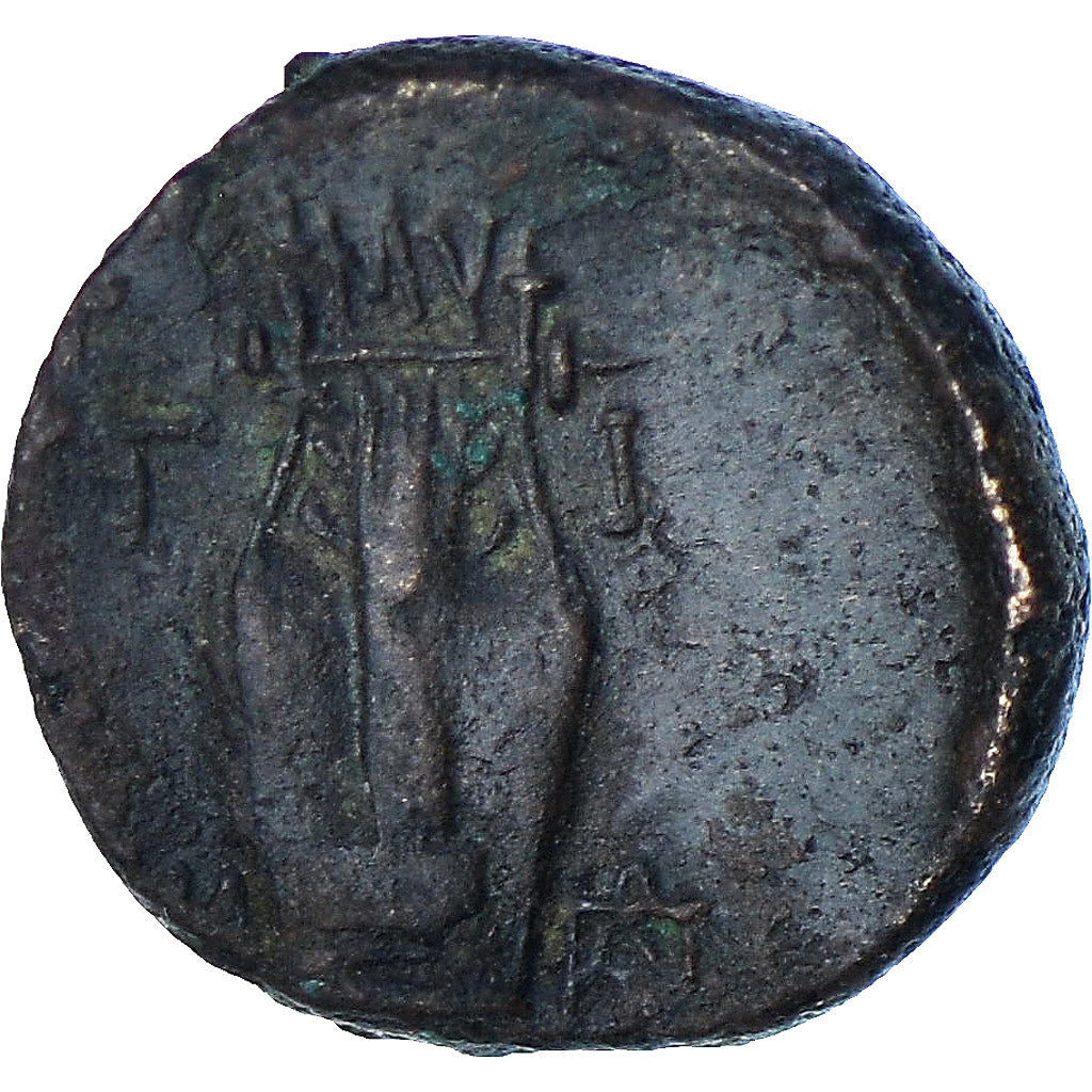Monnaie, Lesbos, Æ, ca. 250-150 BC, Mytilene, TTB, Bronze