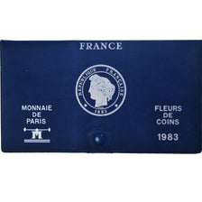 Moneta, Francja, Coffret 1 c. à 100 frs., 1983, Monnaie de Paris, FDC