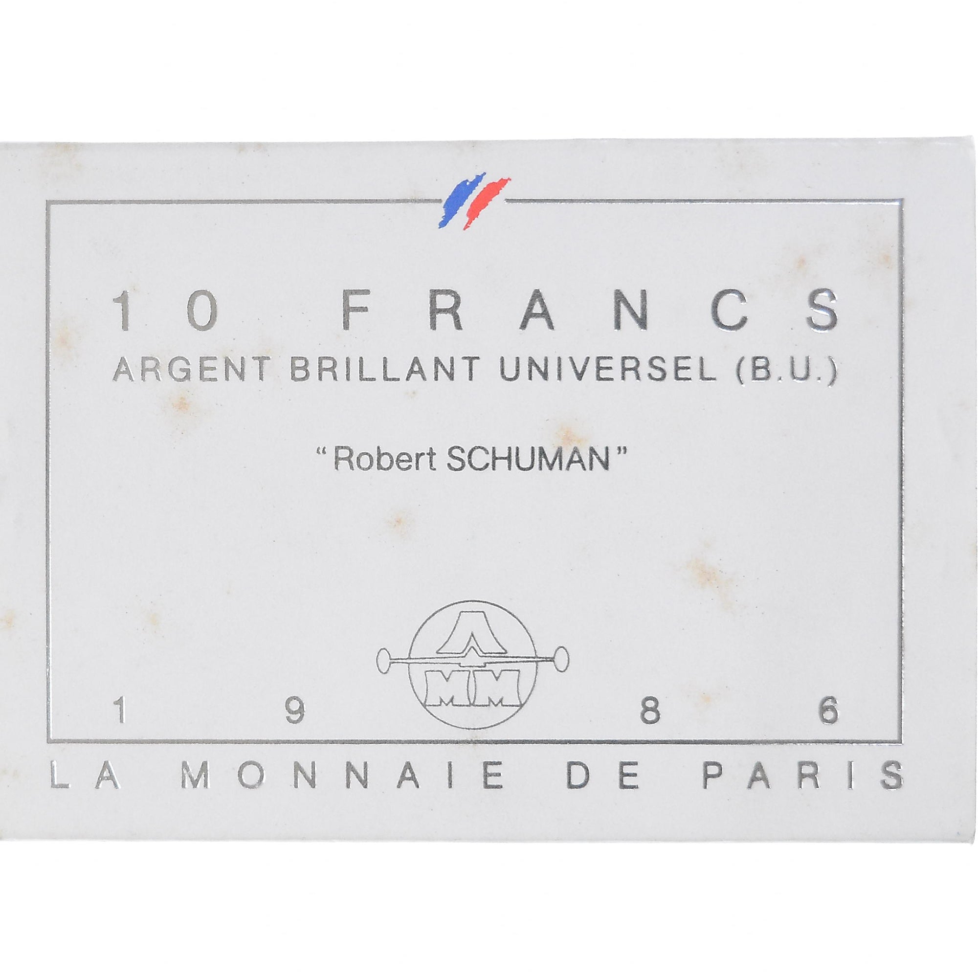 Monnaie, France, 10 Francs, 1986, Monnaie de Paris, BU, FDC
