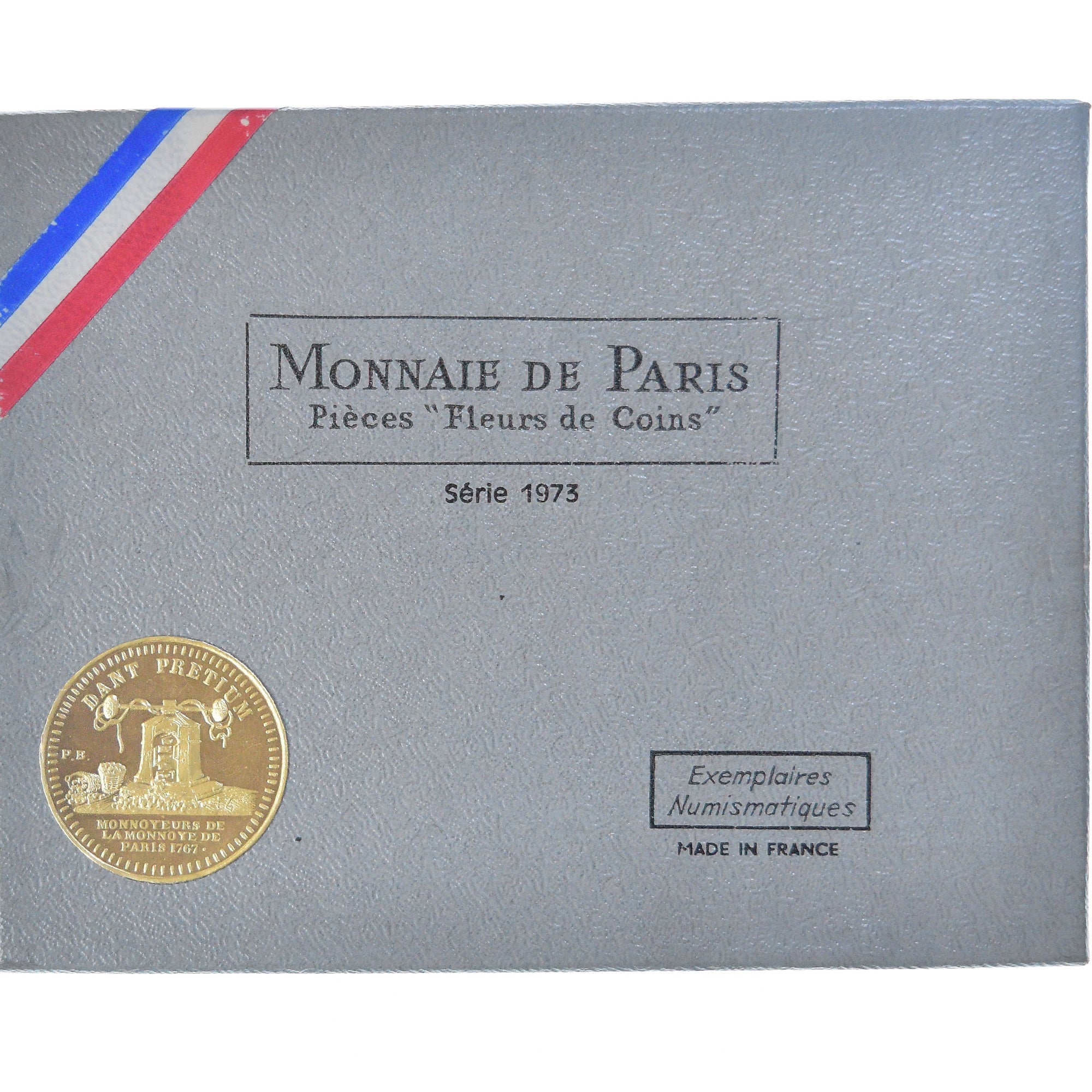 Monnaie, France, Coffret 1 c. à 10 frs., 1973, Monnaie de Paris, FDC, FDC