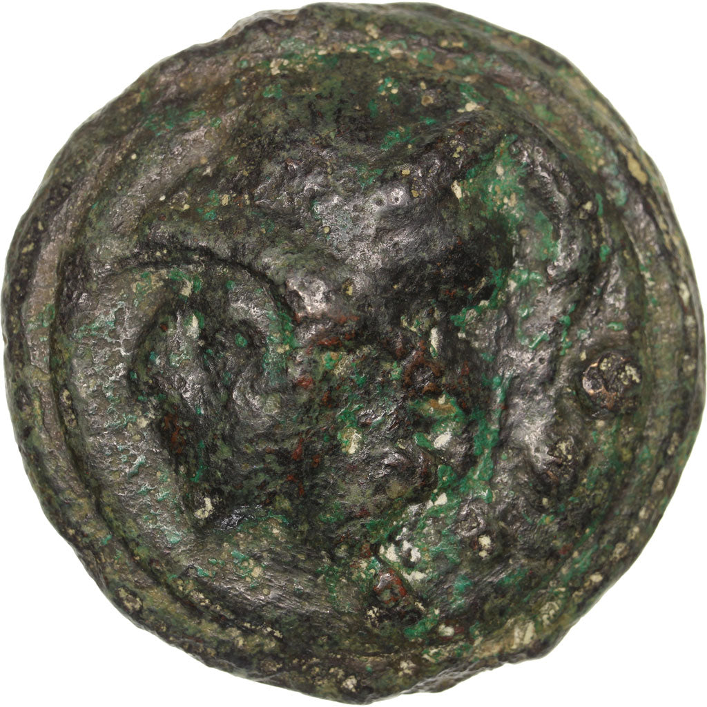 Coin, Triens, 225-217 BC, Rome, Rare, VF(30-35), Bronze, Crawford:35/3a