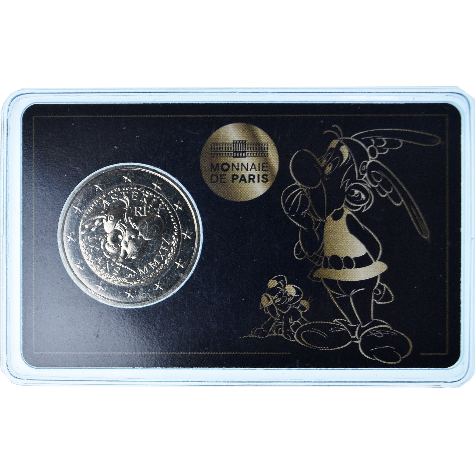 France, 2 Euro, 60 ans d'Astérix, 2019, Monnaie de Paris, BU,Card, FDC