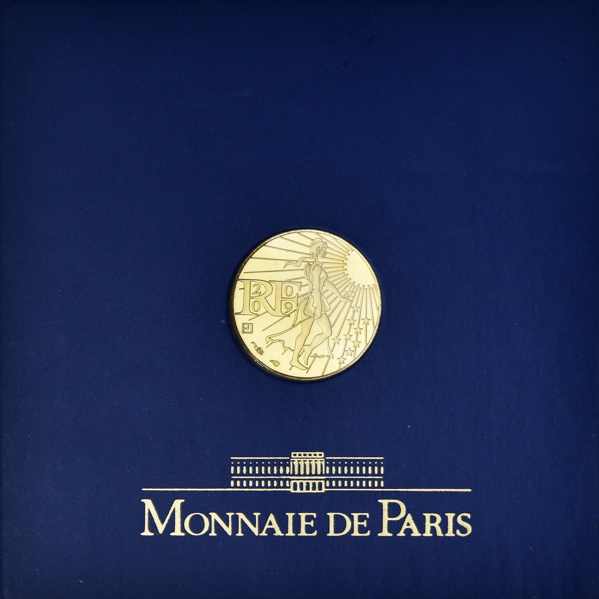 France, Semeuse, 100 Euro, 2009, Monnaie de Paris, MS(65-70), Gold