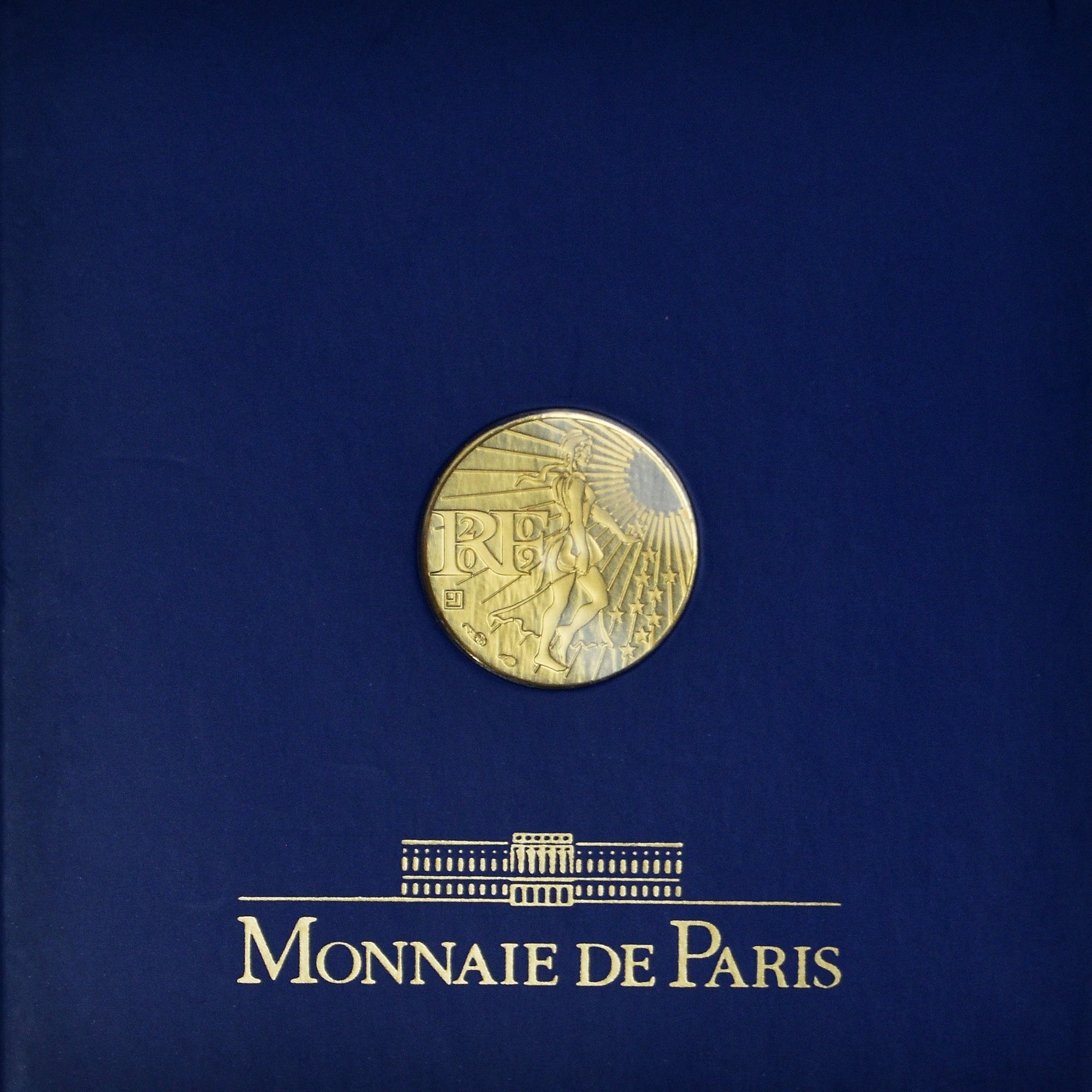 France, Semeuse, 100 Euro, 2009, Monnaie de Paris, FDC, Or