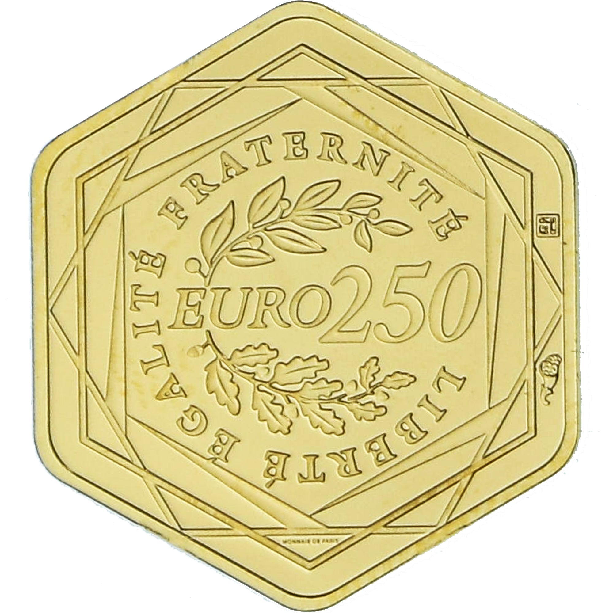 France, 250 Euro, JO Paris 2024 - Marianne, 2021, Paris, FDC, Or
