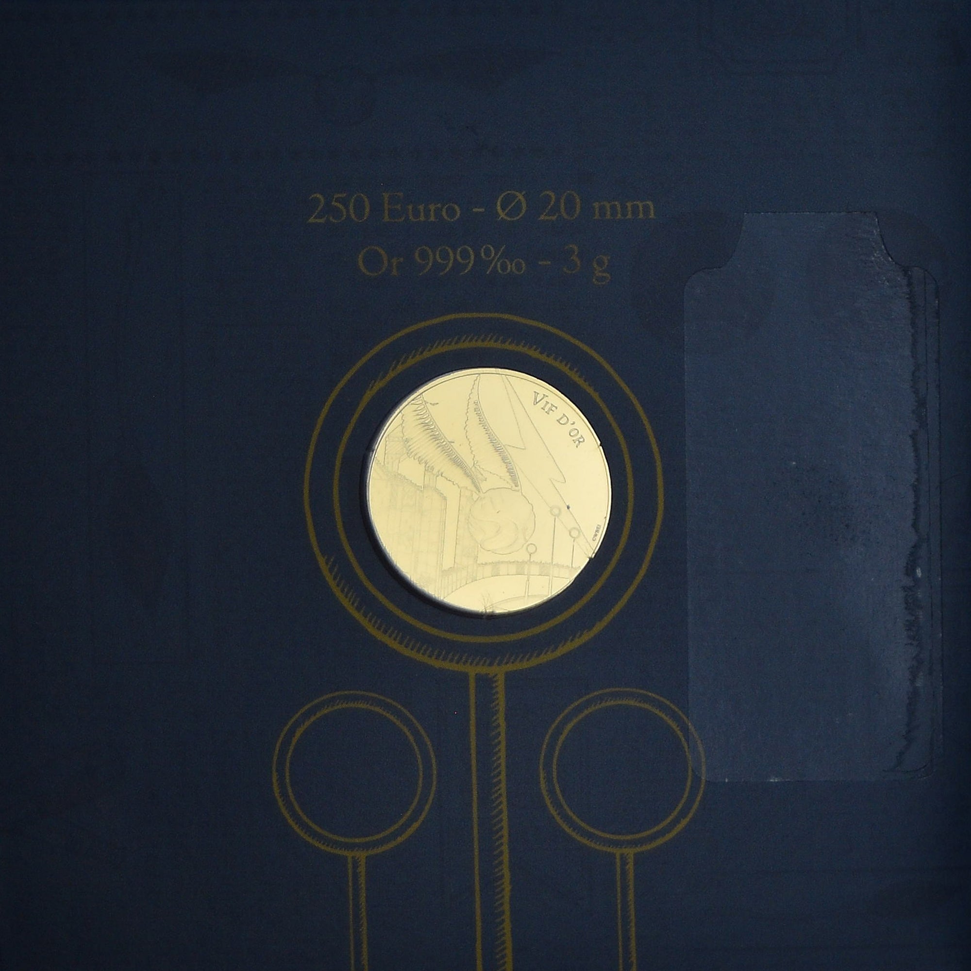 Francia, 250 Euro, 2021, Monnaie de Paris, Harry Potter au Quidditch (2/2).BU