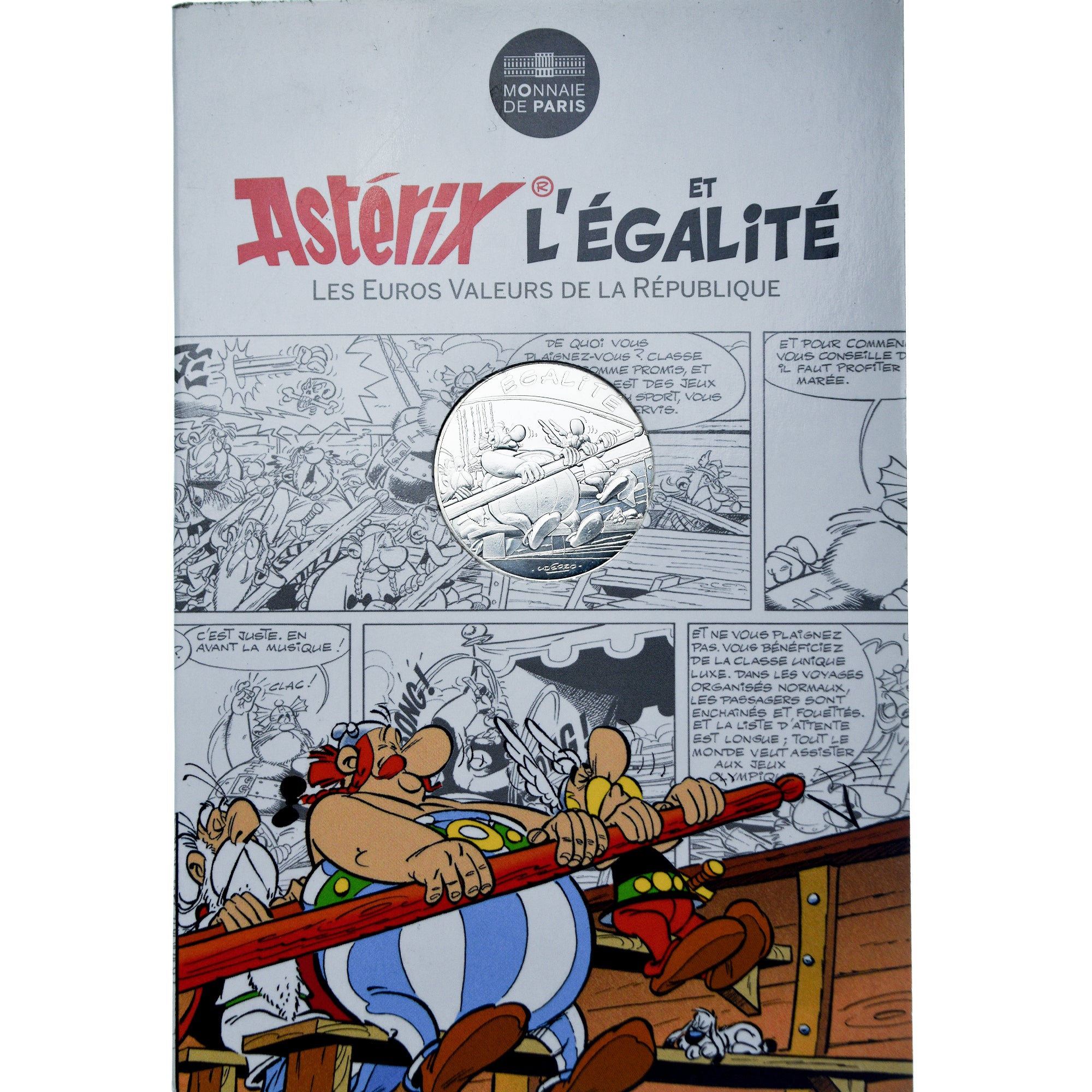 France, 10 Euro, Astérix - Égalité, 2015, Monnaie de Paris, MS(64), Silver