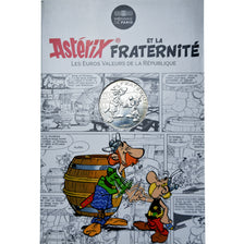 France, 10 Euro, Astérix - Fraternité, 2015, Monnaie de Paris, MS(64), Silver