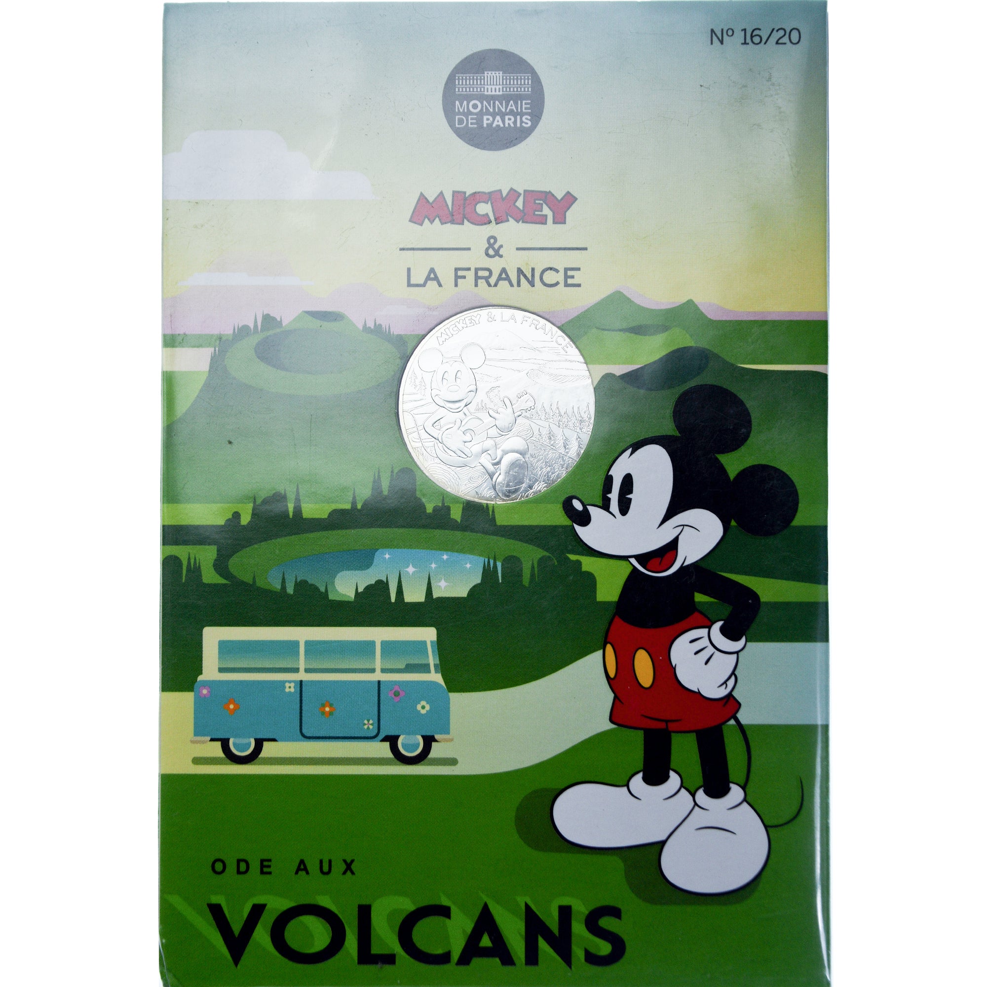 Francia, 10 Euro, Mickey & la France - Ode aux volcans, 2018, Monnaie de Paris