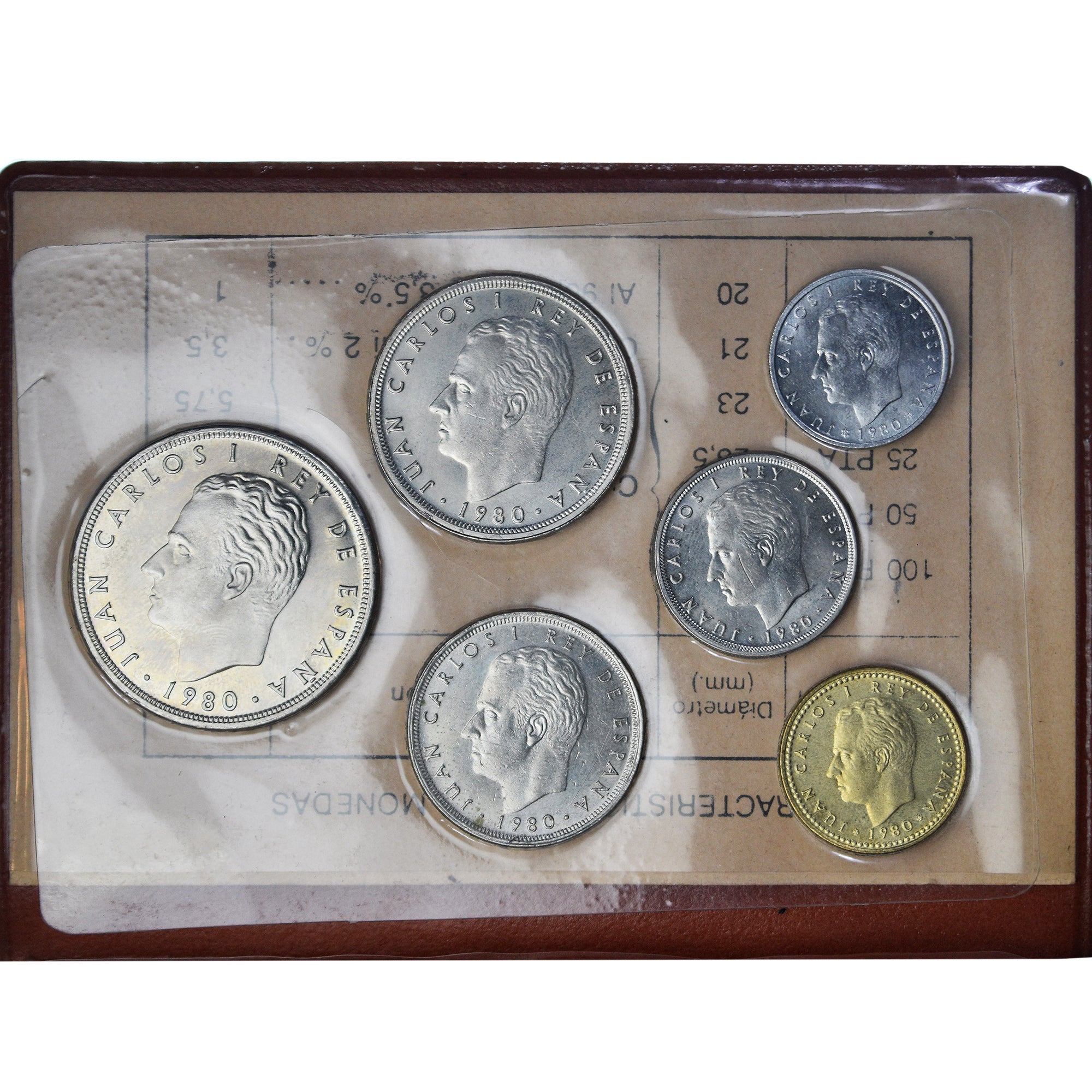 Monnaie, Espagne, Juan Carlos I, 1982 FIFA World Cup, Set 50 cts. - 100 ptas.