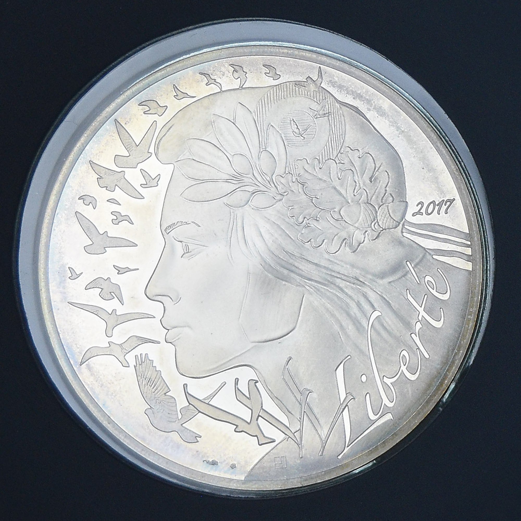 Francia, 100 Euro, Liberté, 2019, Monnaie de Paris, FDC, Plata