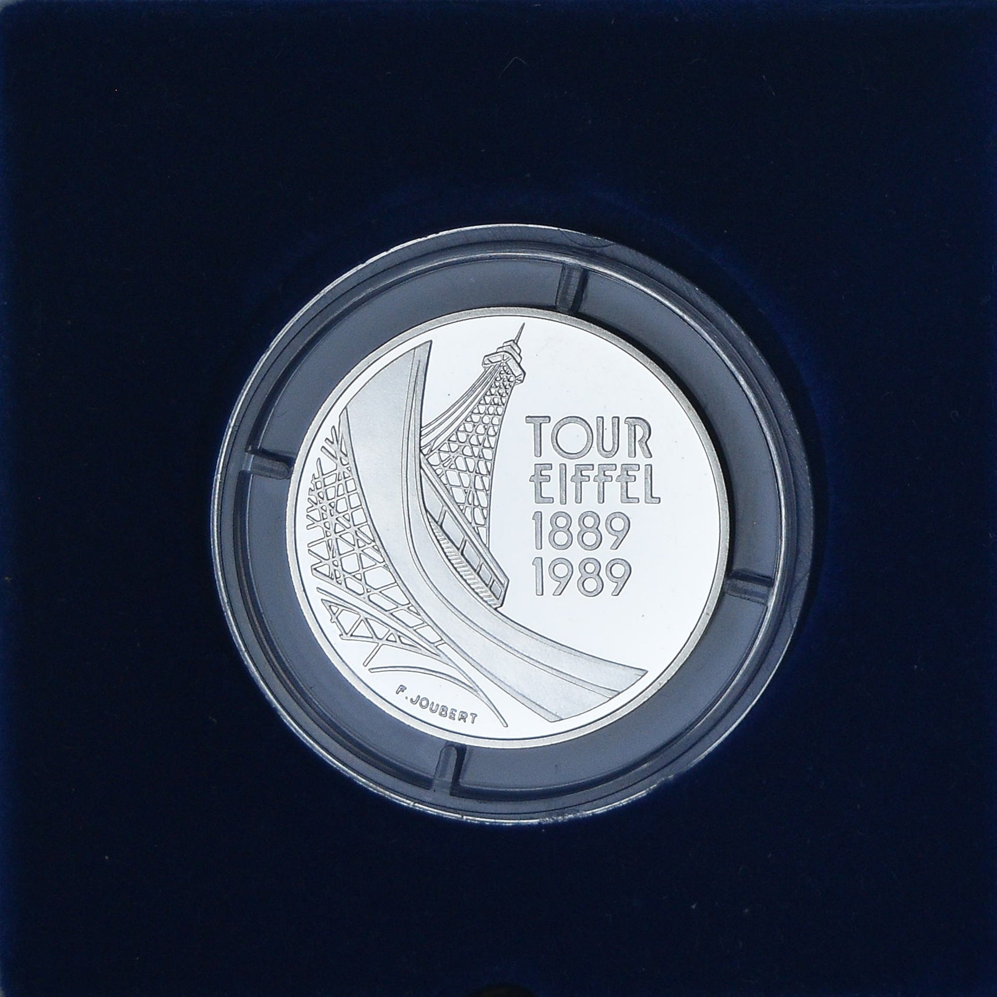 Münze, Frankreich, Tour Eiffel, 5 Francs, 1989, Monnaie de Paris, BE, STGL
