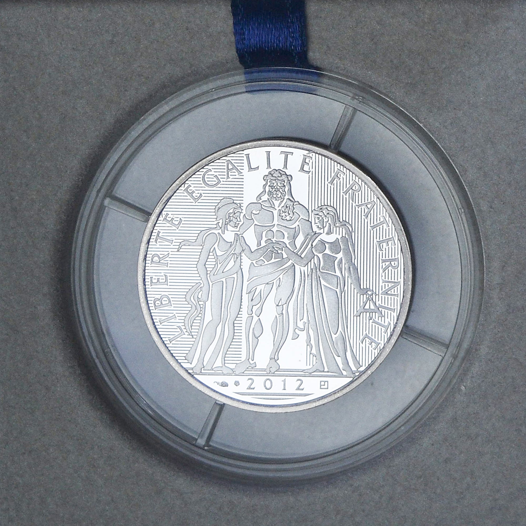 France, Hercule, 10 Euro, 2012, Monnaie de Paris, MS(65-70), Silver