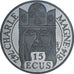 Moneta, Francia, Charlemagne, 100 Francs-15 Ecus, 1990, Paris, BE, SPL+