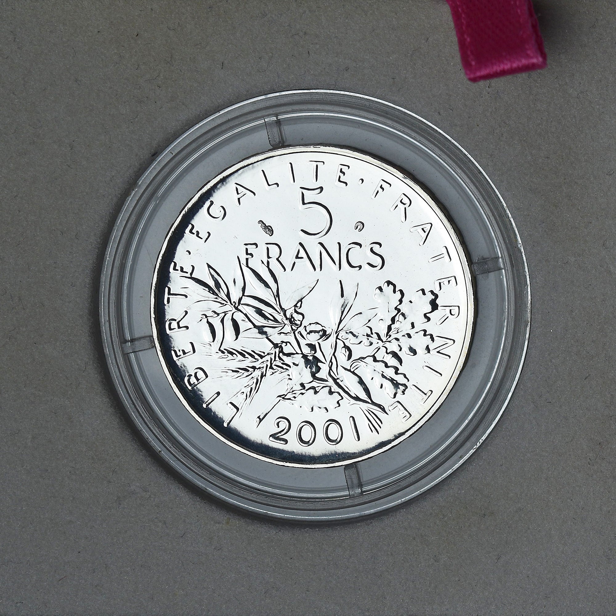 Coin, France, Semeuse, 5 Francs, 2001, Paris, BU, MS(65-70), Silver