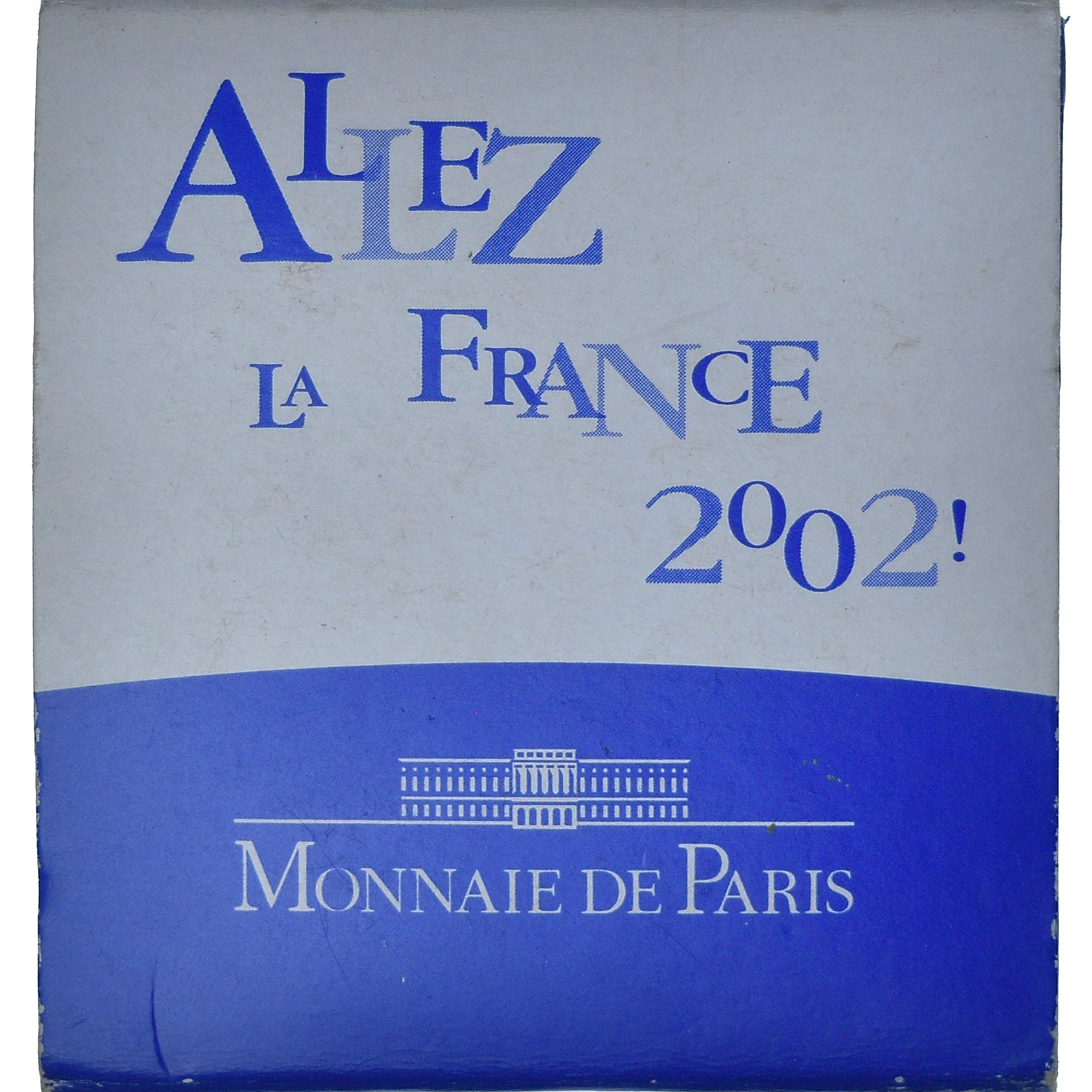 Francia, 1-1/2 Euro, Allez la France !, 2002, BU, FDC, Argento