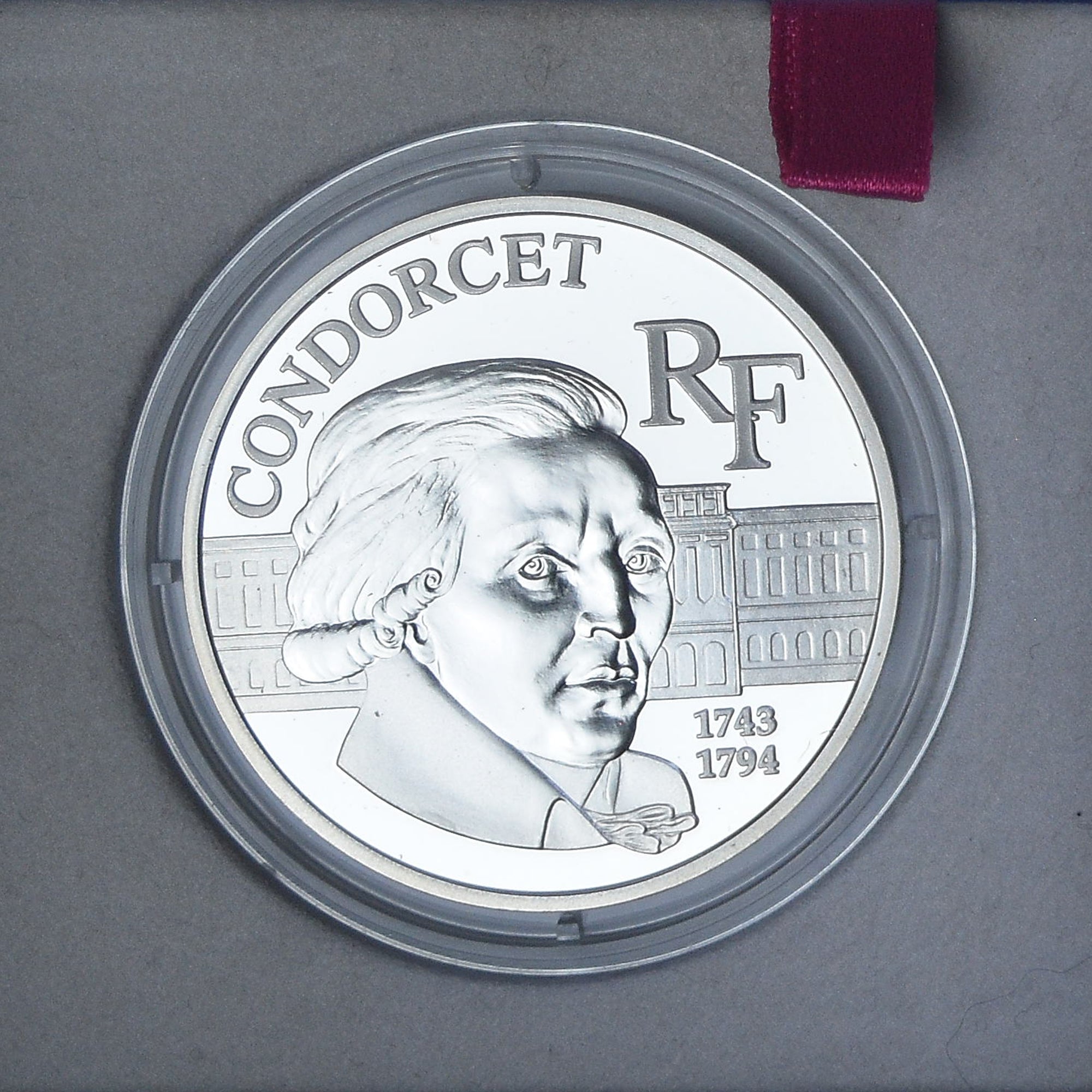 Monnaie, France, Condorcet, 100 Francs, 1998, Monnaie de Paris, FDC, Argent
