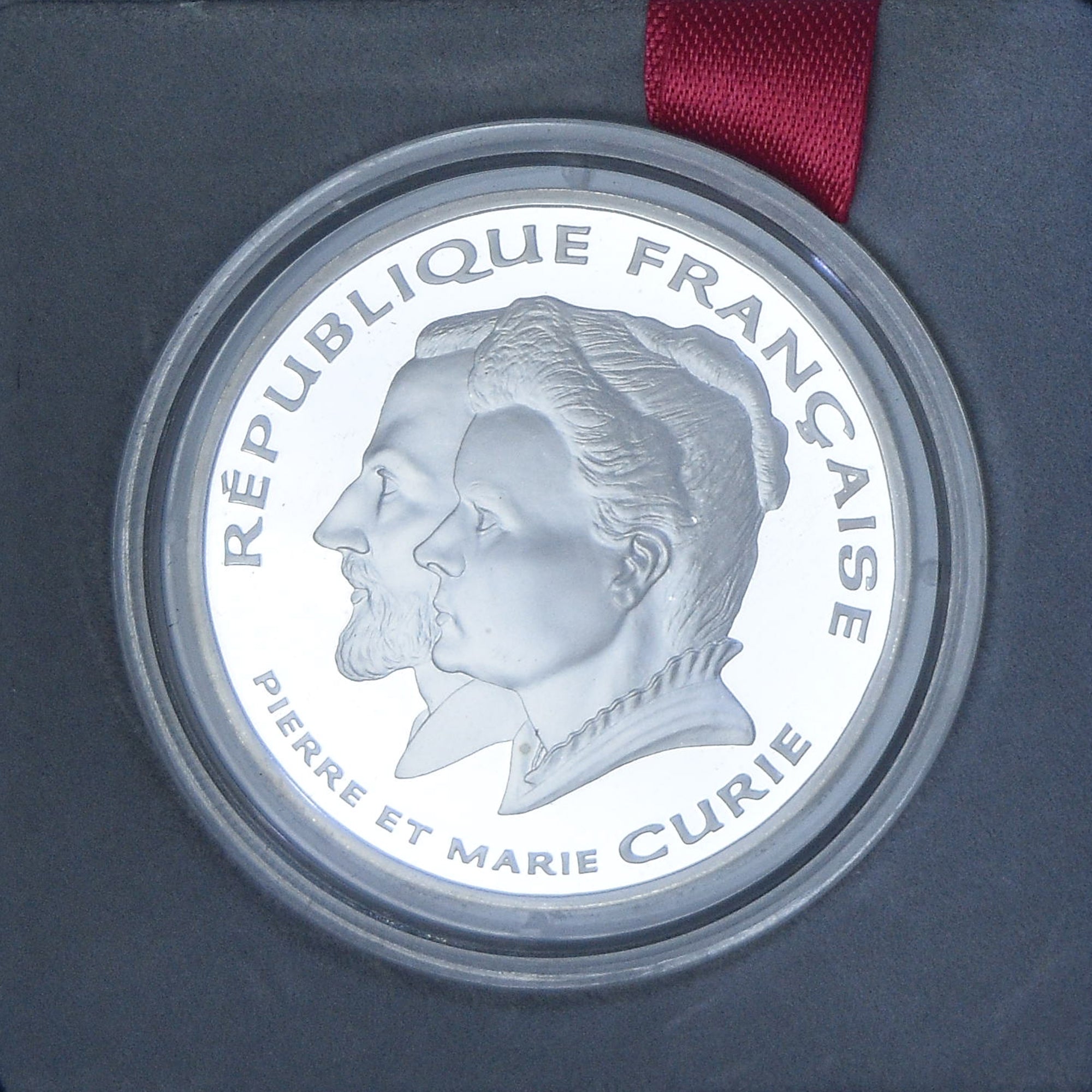 Moneta, Francia, Pierre and Marie Curie, 100 Francs, 1997, Monnaie de Paris, BE