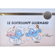 Francja, 50 Euro, Le Schtroumpf Gourmand, 2020, Monnaie de Paris, MS(65-70)