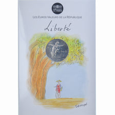 France, 10 Euro, Sempé - Printemps - Liberté, 2014, Monnaie de Paris, FDC