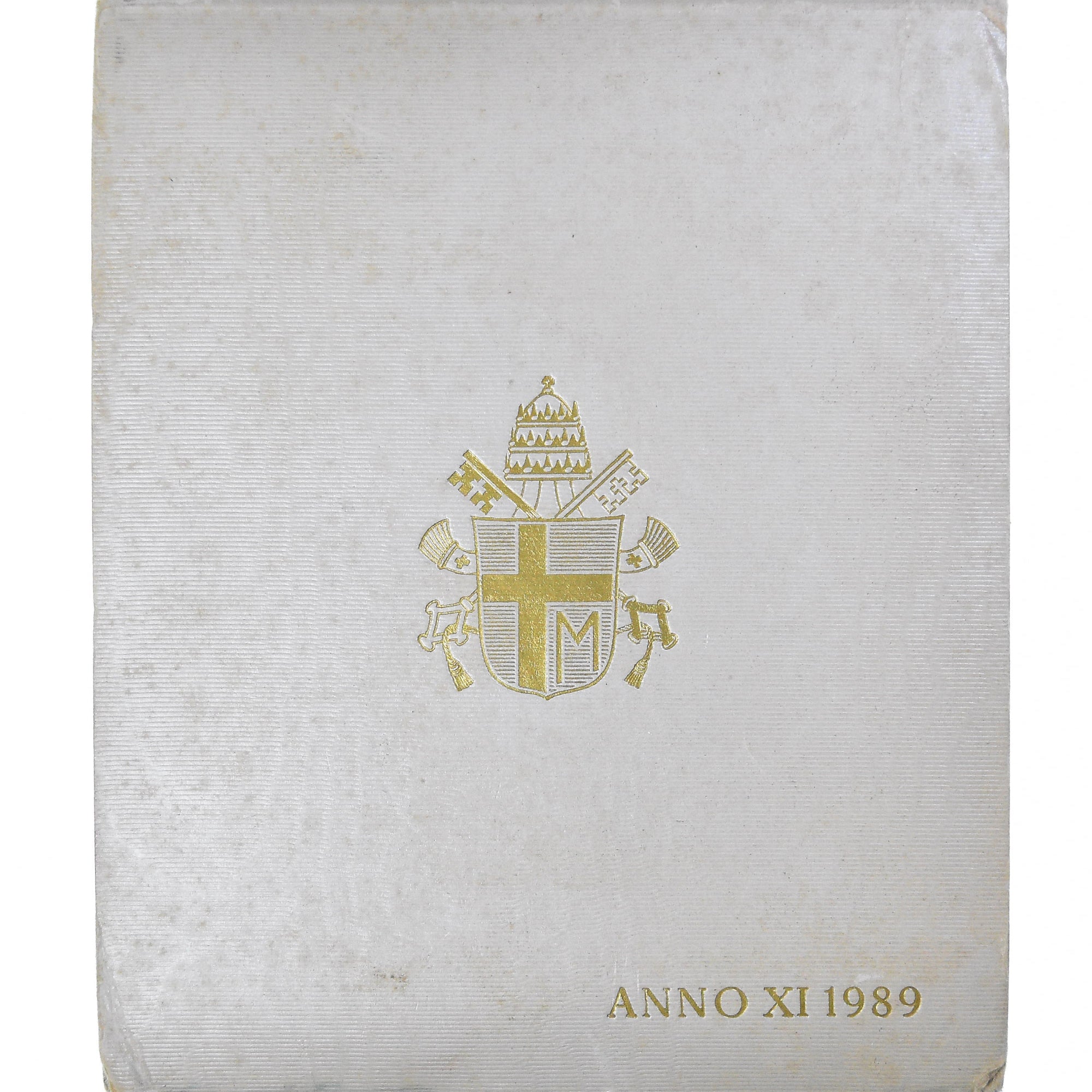 Moneda, Vaticano, John Paul II, Set 10 L. - 1000 L., 1989, Rome, FDC, Sin