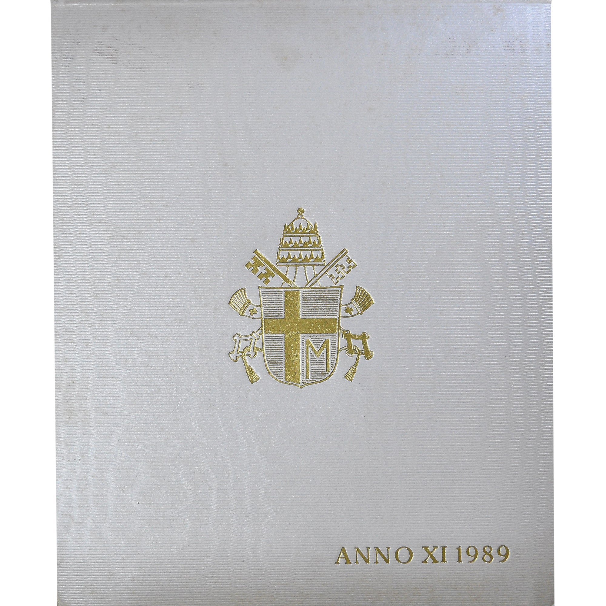 Moneda, Vaticano, John Paul II, Set 10 L. - 1000 L., 1989, Rome, FDC, Sin