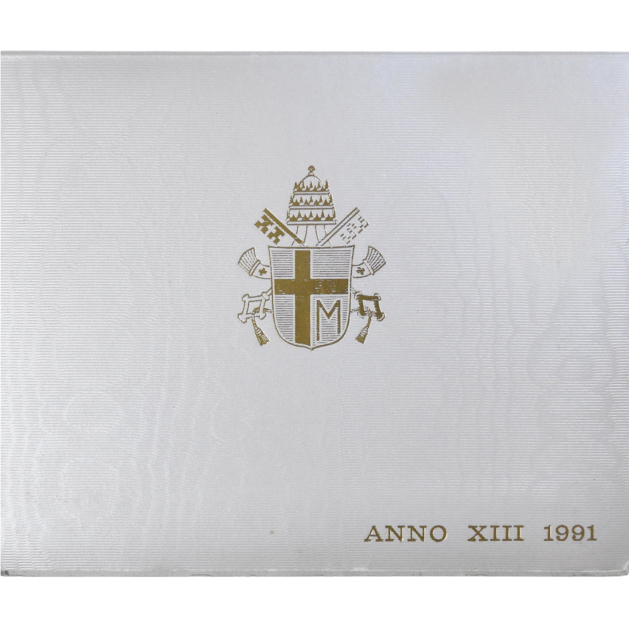 Moneda, Vaticano, John Paul II, Set 10 L. - 1000 L., 1991, Rome, FDC, Sin