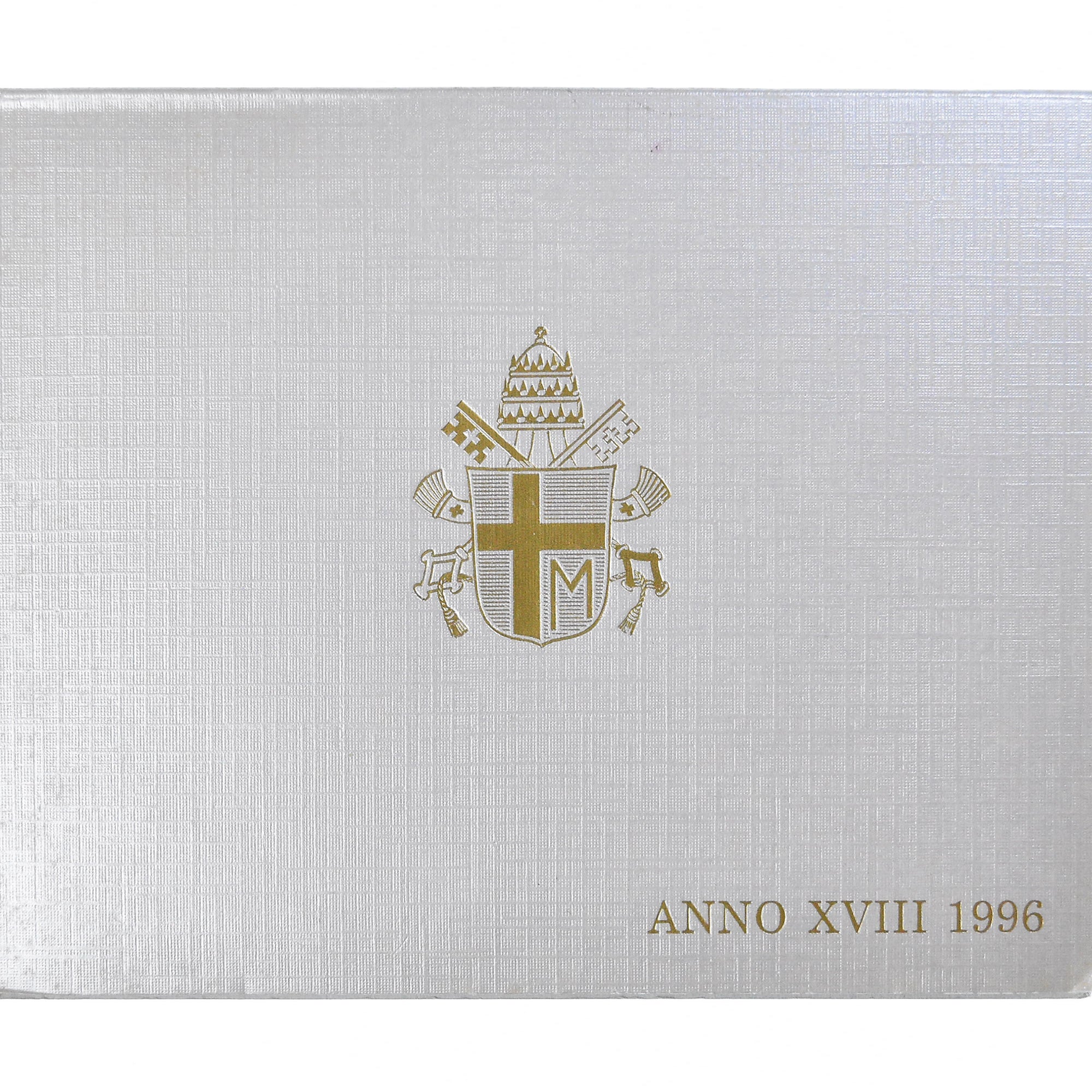 Moneda, Vaticano, John Paul II, Set 10 L. - 1000 L., 1996, Rome, FDC, Sin