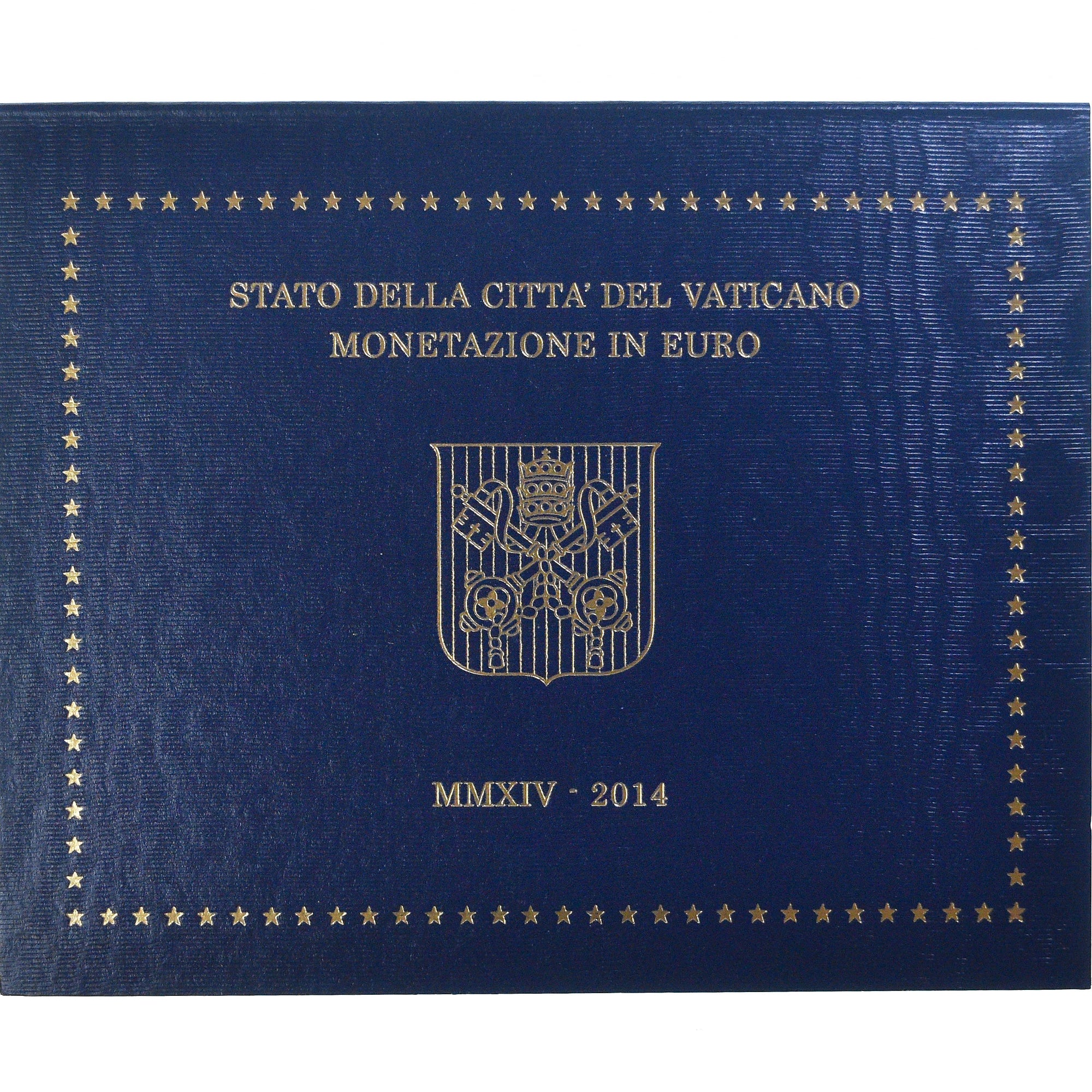 Vatican, Pape Benoit XVI, Set 1 cts. - 2 Euro, 2014, Rome, BU, MS(65-70)