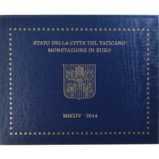 Vatican, Pape Benoit XVI, Set 1 cts. - 2 Euro, 2014, Rome, BU, MS(65-70)