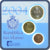 San Marino, Set 1 ct, 10ct, 1€, 2004, Rome, Coin card.FDC, FDC, Sin