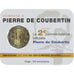 France, 2 Euro, Pierre de Coubertin, 2014, BU - JO Sotchi, MS(65-70)